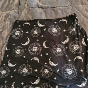 Dolls Kill moon and sun skirt
